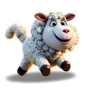 Cartoon Sheep Jumping Png Fae4 PNG image