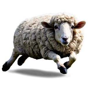 Cartoon Sheep Jumping Png Kfj95 PNG image