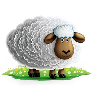 Cartoon Sheep Png Cov PNG image