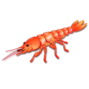 Cartoon Shrimp PNG 05242024 PNG