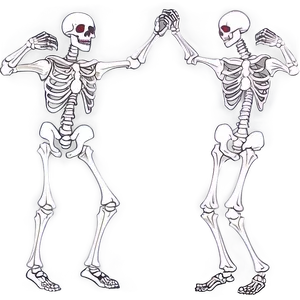 Cartoon Skeleton Dance Png 06262024 PNG image