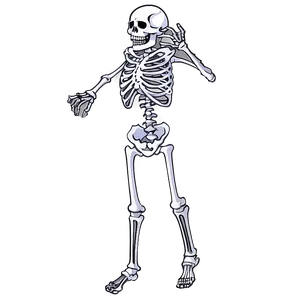 Cartoon Skeleton Dance Png 6 PNG image