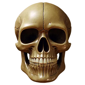 Cartoon Skull Character PNG D