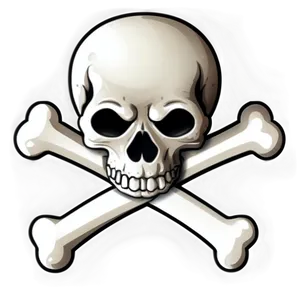 Cartoon Skull Crossbones PNG 17 PNG