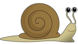 Cartoon Snail Cute Illustration PNG image