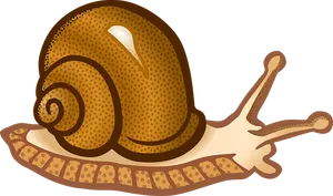 Cartoon Snail Illustration