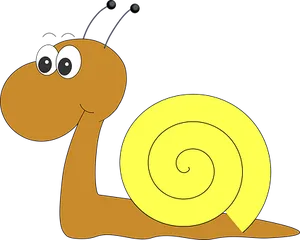 Cartoon_ Snail_ Vector_ Graphic PNG image