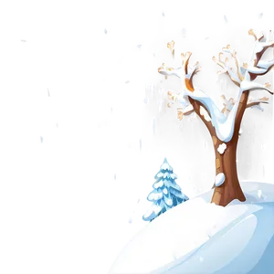 Cartoon Snow World PNG Npe5