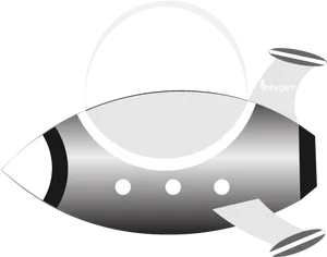 Cartoon Spaceship Vector Illustration PNG image