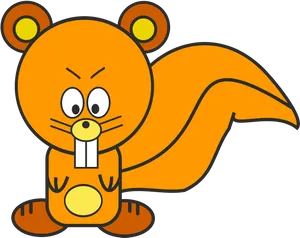 Cartoon Squirrel Illustration