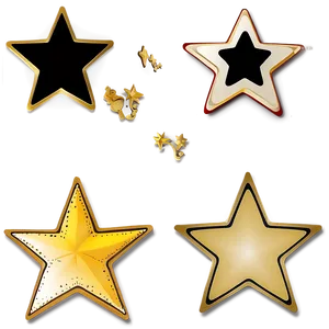 Cartoon Star Borders Png 13 PNG image