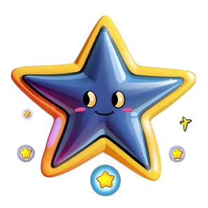 Cartoon Star Emoji PNG Ffd PNG