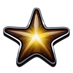 Cartoon Star Icon PNG Oua
