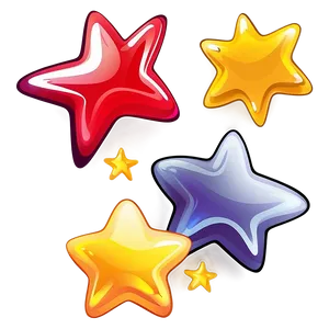 Cartoon Star Illustration Png 06132024 PNG image