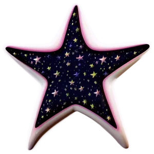 Cartoon Star Print PNG 06132024 PNG