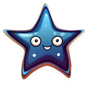 Cartoon Star Sticker PNG Urw PNG