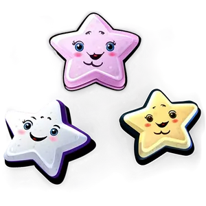 Cartoon Star Stickers Png 96 PNG image