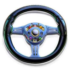 Cartoon Steering Wheel PNG 44