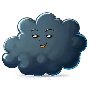 Cartoon Storm Cloud PNG 99