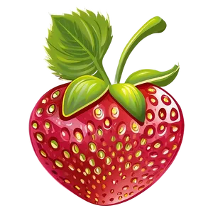 Cartoon Strawberry PNG 30