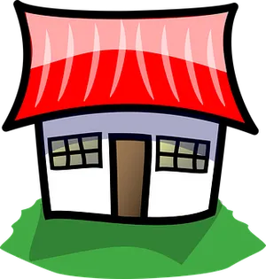 Cartoon Style Colorful House