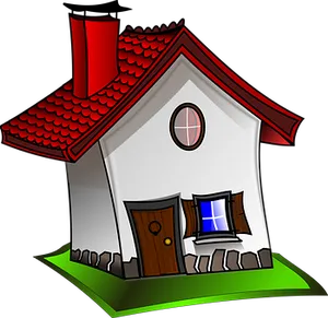 Cartoon Style Home Illustration