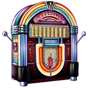 Cartoon Style Jukebox Png Qwa87 PNG image