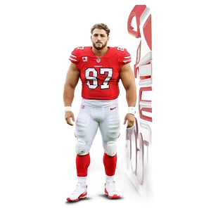 Cartoon Style Nick Bosa Png 4 PNG image