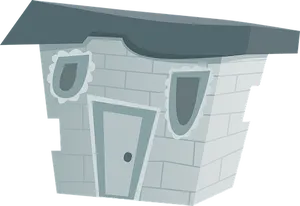 Cartoon Style Quirky House