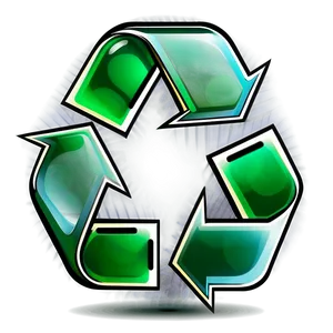 Cartoon Style Recycle Sign Png 70 PNG image