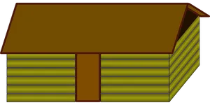 Cartoon Style Simple House Graphic