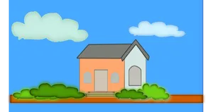 Cartoon Style Simple House