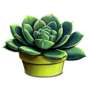 Cartoon Succulent Png Edo40 PNG image