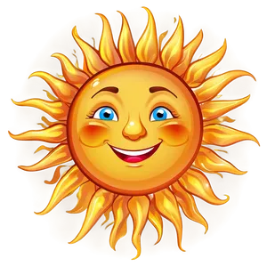 Cartoon Sun Transparent PNG 05252024