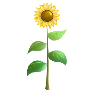 Cartoon Sunflower Transparent Png 31 PNG image