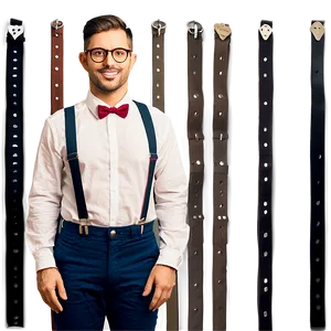 Cartoon Suspenders PNG Ejd