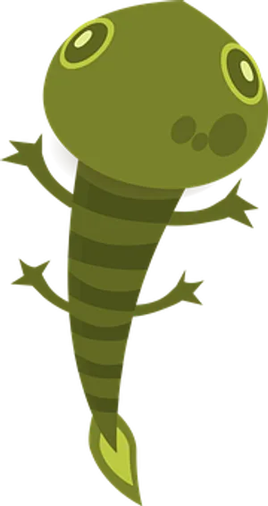 Cartoon Tadpole Illustration