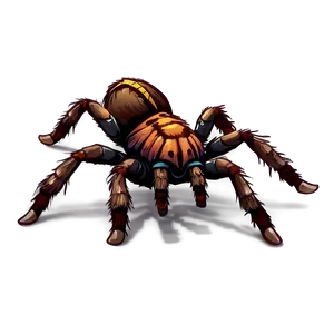 Cartoon Tarantula Character Png 06132024 PNG image