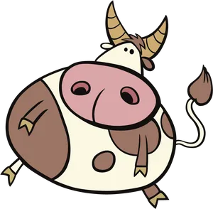 Cartoon Taurus Bull Character PNG image