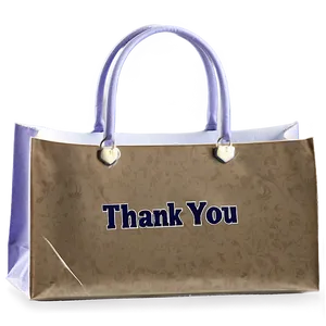 Cartoon Thank You Bag Png 24 PNG image