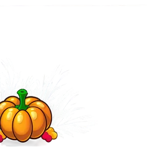Cartoon Thanksgiving Border PNG Lbj