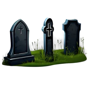 Cartoon Tombstone PNG 46