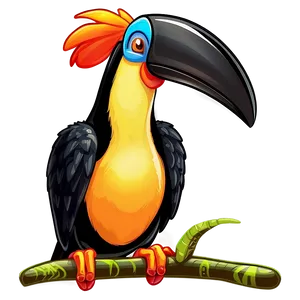 Cartoon Toucan Character PNG 06112024 PNG
