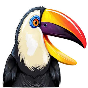 Cartoon Toucan Character Png 06112024 PNG image