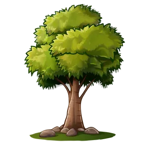 Cartoon Tree Elevation Png 24 PNG image