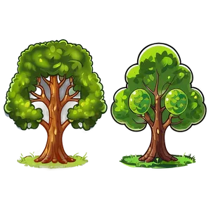 Cartoon Tree Elevation Png 28 PNG image