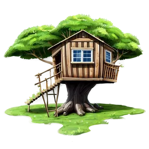 Cartoon Tree House Png 11 PNG image