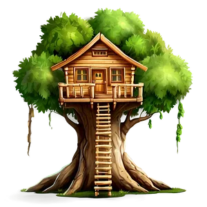 Cartoon Tree House Png 41 PNG image