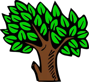 Cartoon Tree Illustration