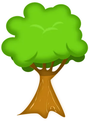 Cartoon_ Tree_ Illustration